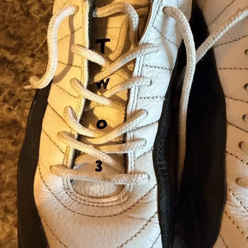 Size 10 - Jordan 12 Low Golf Taxi 2022 Black White Golf Shoes